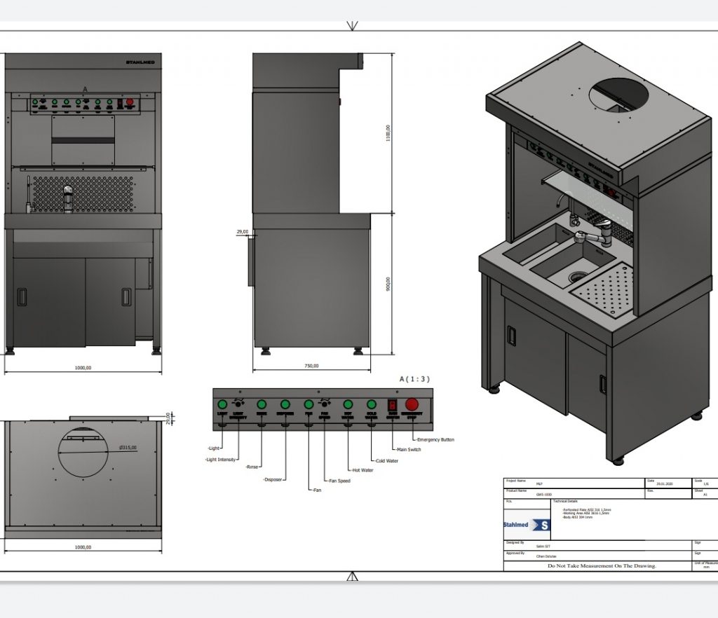 GROSSING WORKSTATION Custom Build Grossing Workstation