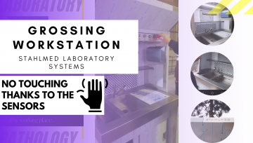 GROSSING WORKSTATION - STAHLMED LABORATORY SYSTEMS | NO TOUCHING THANKS TO THE SENSORS!