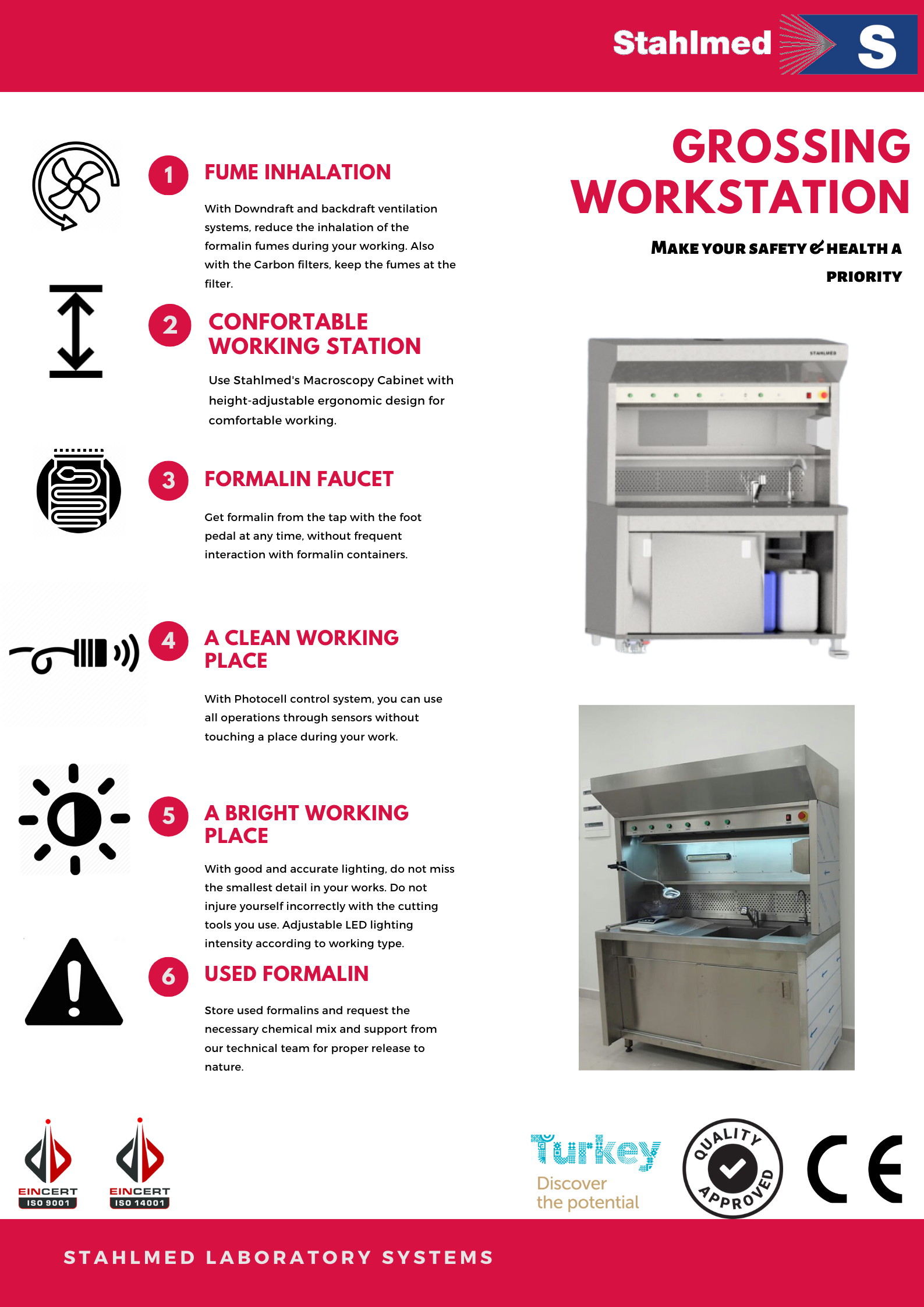 Grossing Workstation | Stahlmed Laboratory System | Stahlmed Laboratory ...
