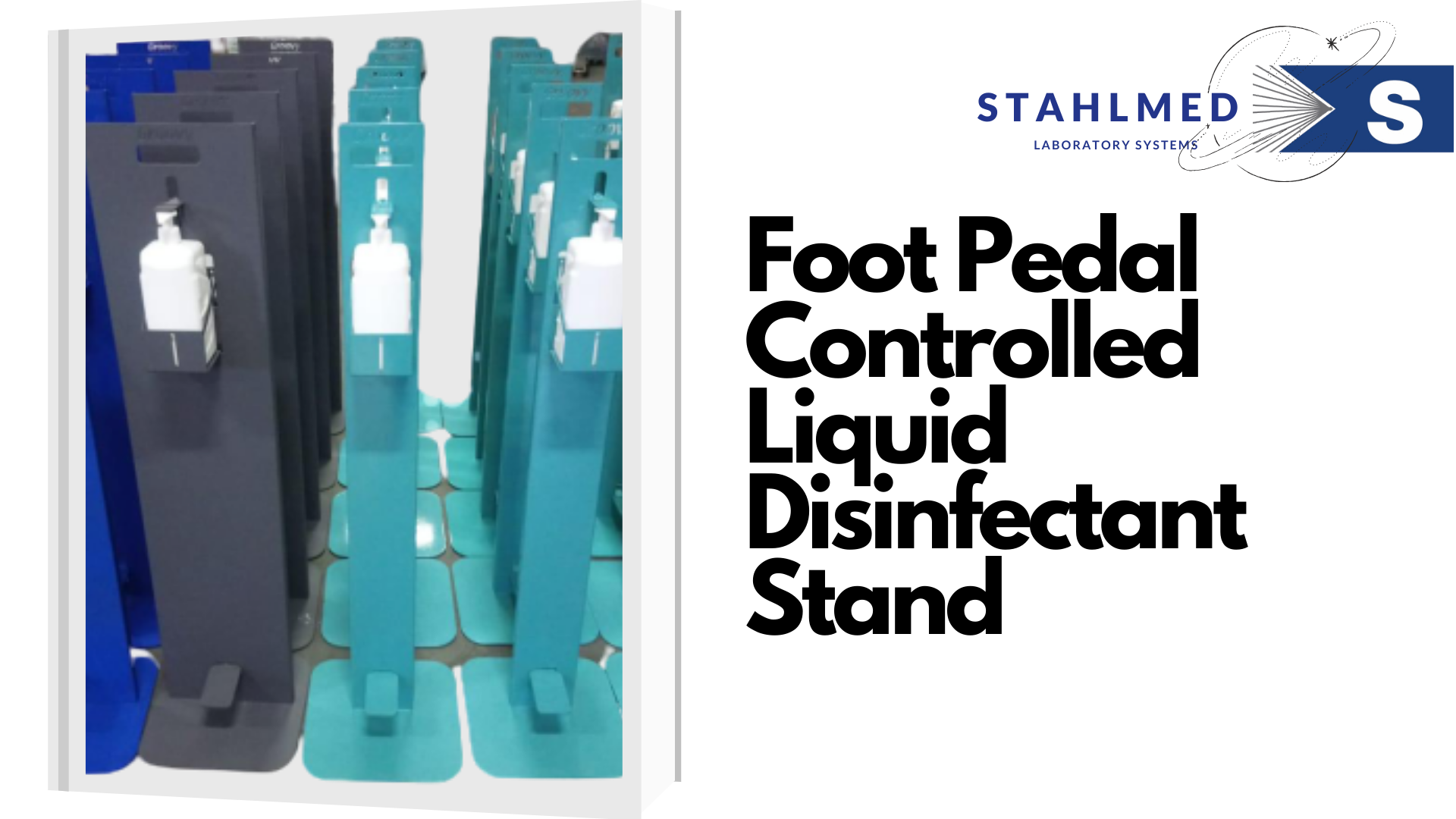 Foot Pedal Controlled Disinfectand Stand